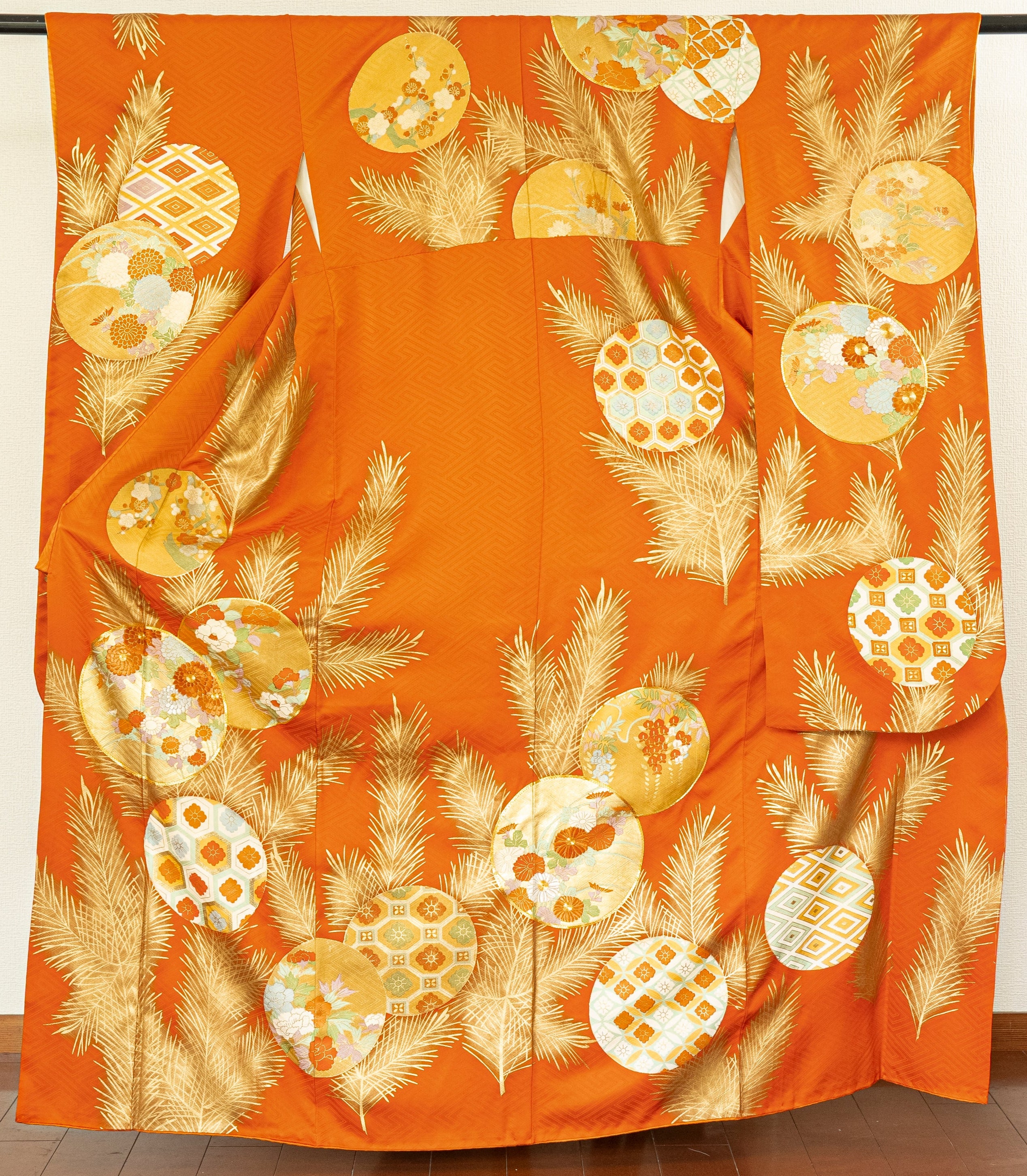 Kimono girl様 辻ヶ花 裄65 金彩 紋無し 素敵 付下げT-6880 Kimono girl様 辻ヶ花 裄65 金彩 紋無し 素敵 付下げT-6880